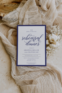 Wedding Rehearsal Dinner Invitation Template