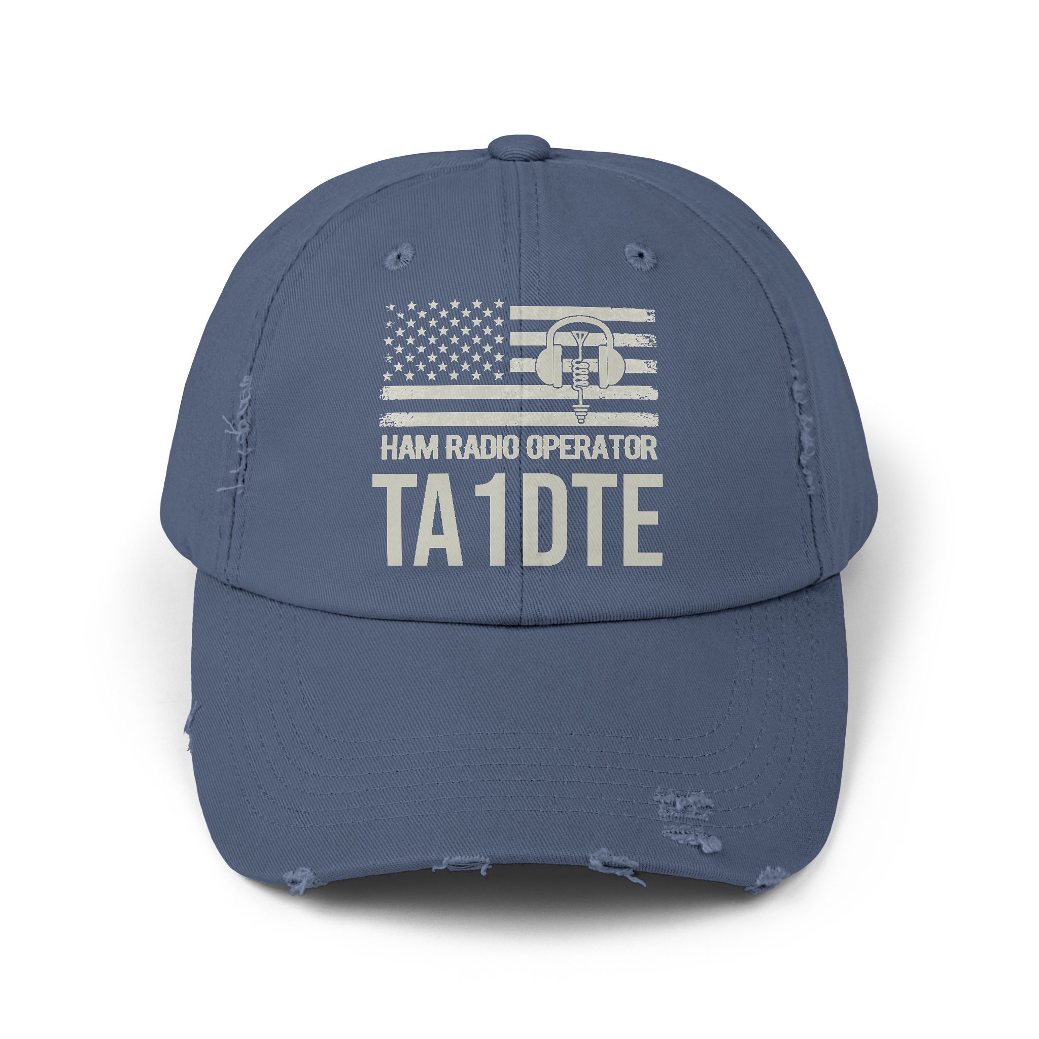 Ham radio call sign hat